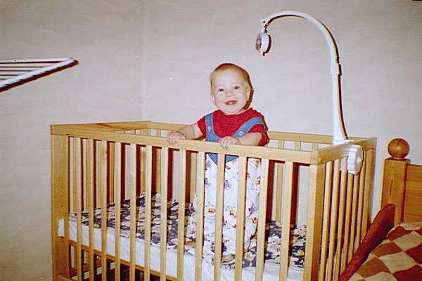 Hoppandes i s�ngen...